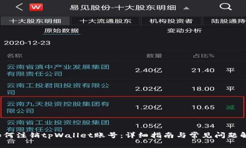  如何注销tpWallet账号：详细指南与常见问题解答